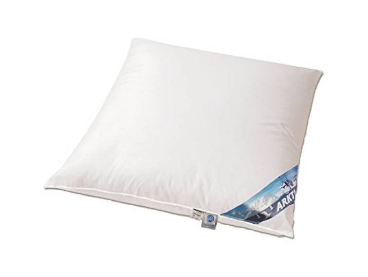 Arktic Daunenkissen Kuschelkissen 100% natürliche Füllung 80x80 cm