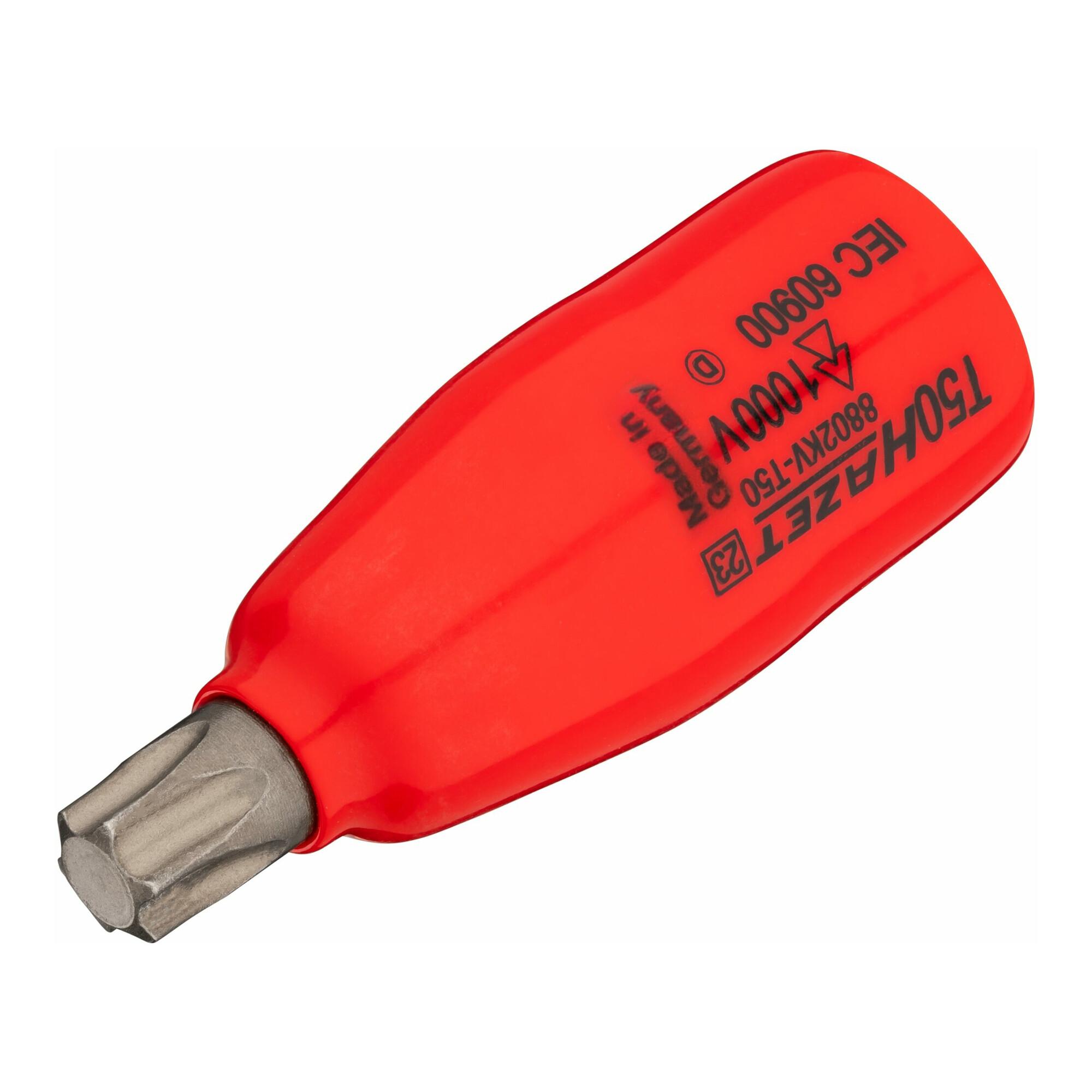 HAZET Schraubendreher-Steckschlüsseleinsatz 8802KV-T50 Vierkant hohl 10 mm (3/8 Zoll) Innen TX Profil T50)