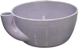 KitchenNation Stoneware Vortex Fruit Washing Bowl Self Rinsing Berry Washing Bowl & Rinse Colander purple