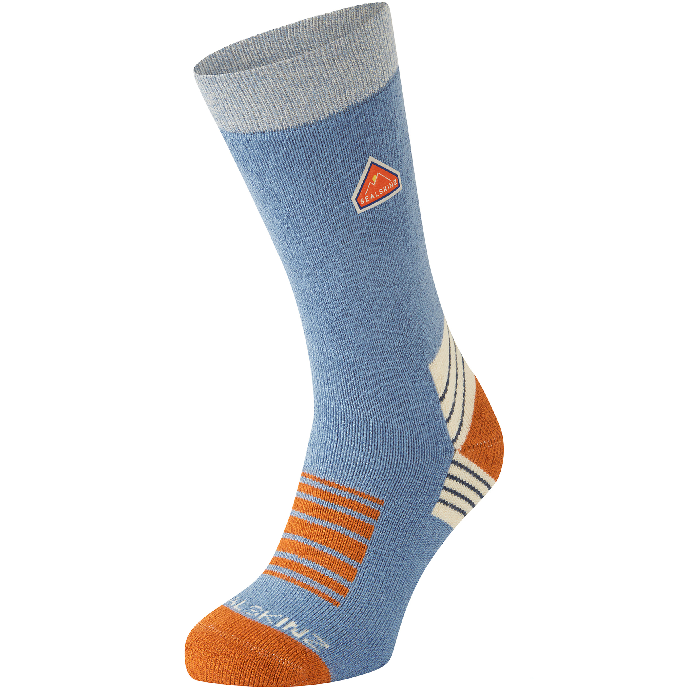 SealSkinz Attlebridge Wandersocken blau Größe 43 Trekking Hautfreundlich
