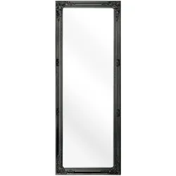 WANDSPIEGEL schwarz rechteckig 50/130 cm Fougeres