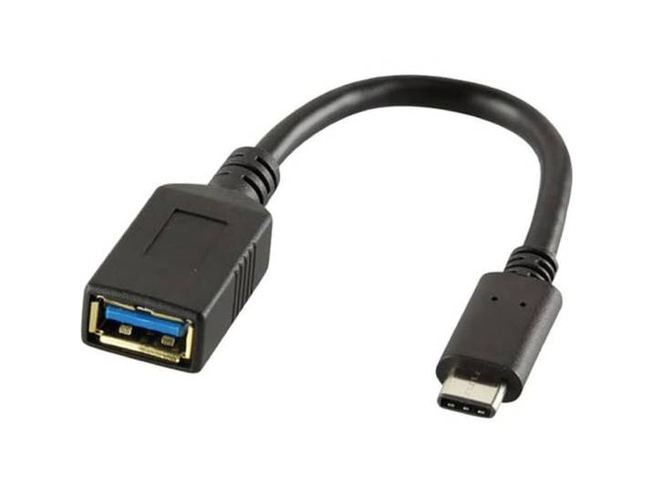 LogiLink CU0098 G1 USB 3.1 adapter (15 cm, USB type C stekker naar type A aansluiting), USB C