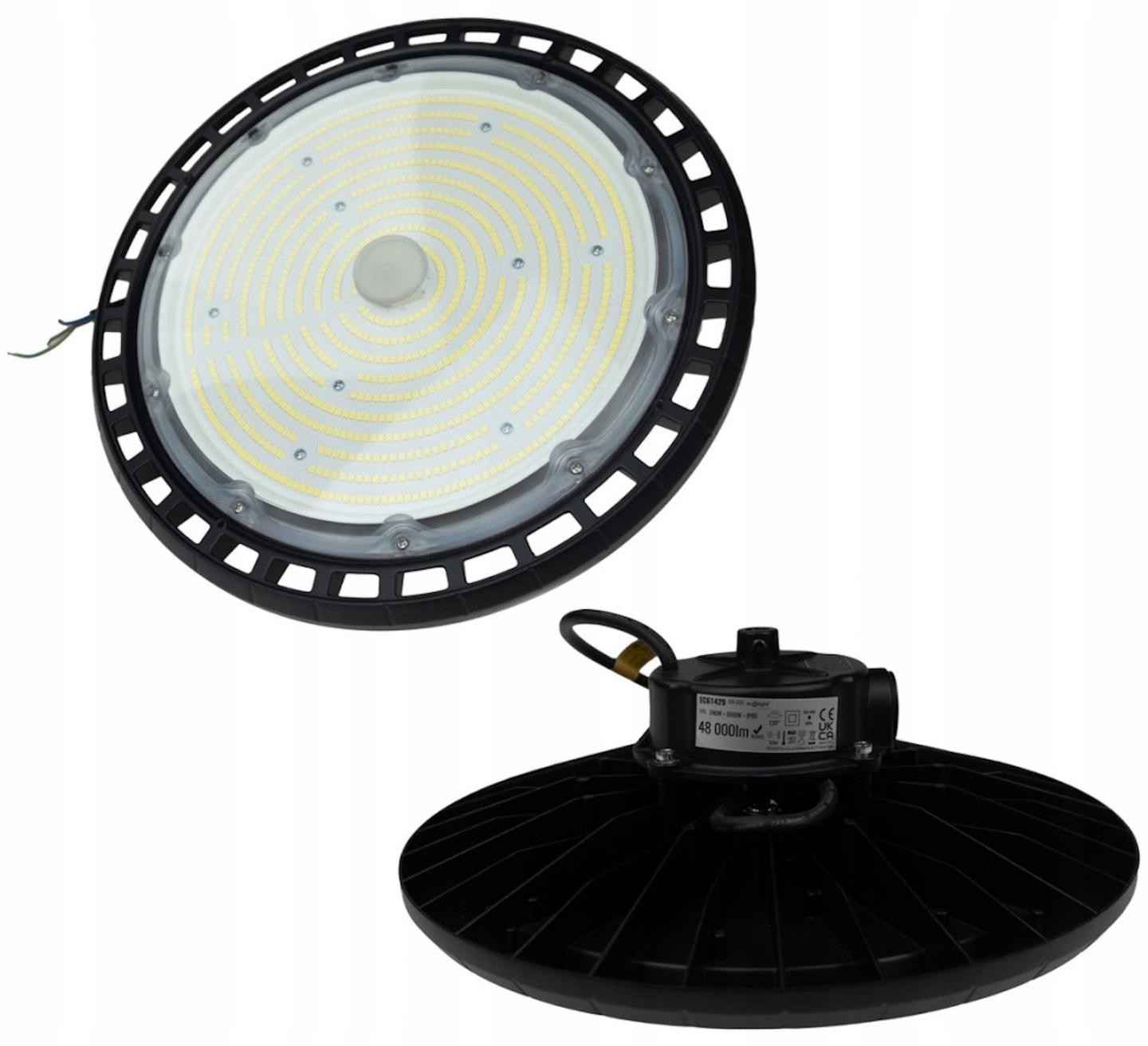 Eco Light Industriële LED High Bay Premium Lamp, 6500K, Hermetisch Afgesloten