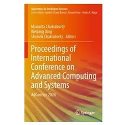 Proceedings of International Conference on Advanced Computing and Systems, Fachbücher von Maumita Chakraborty, Weiping Ding, Shouvik Chakraborty