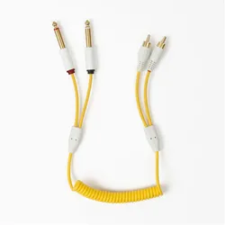 MyVolts ACV14YE - Candycords - audiocable RCA2635 yellow (Cinch Kabel), Audiokabel