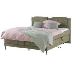 Twist Motor-Boxspringbett   ¦ grün ¦ Maße (cm): B: 190 H: 111