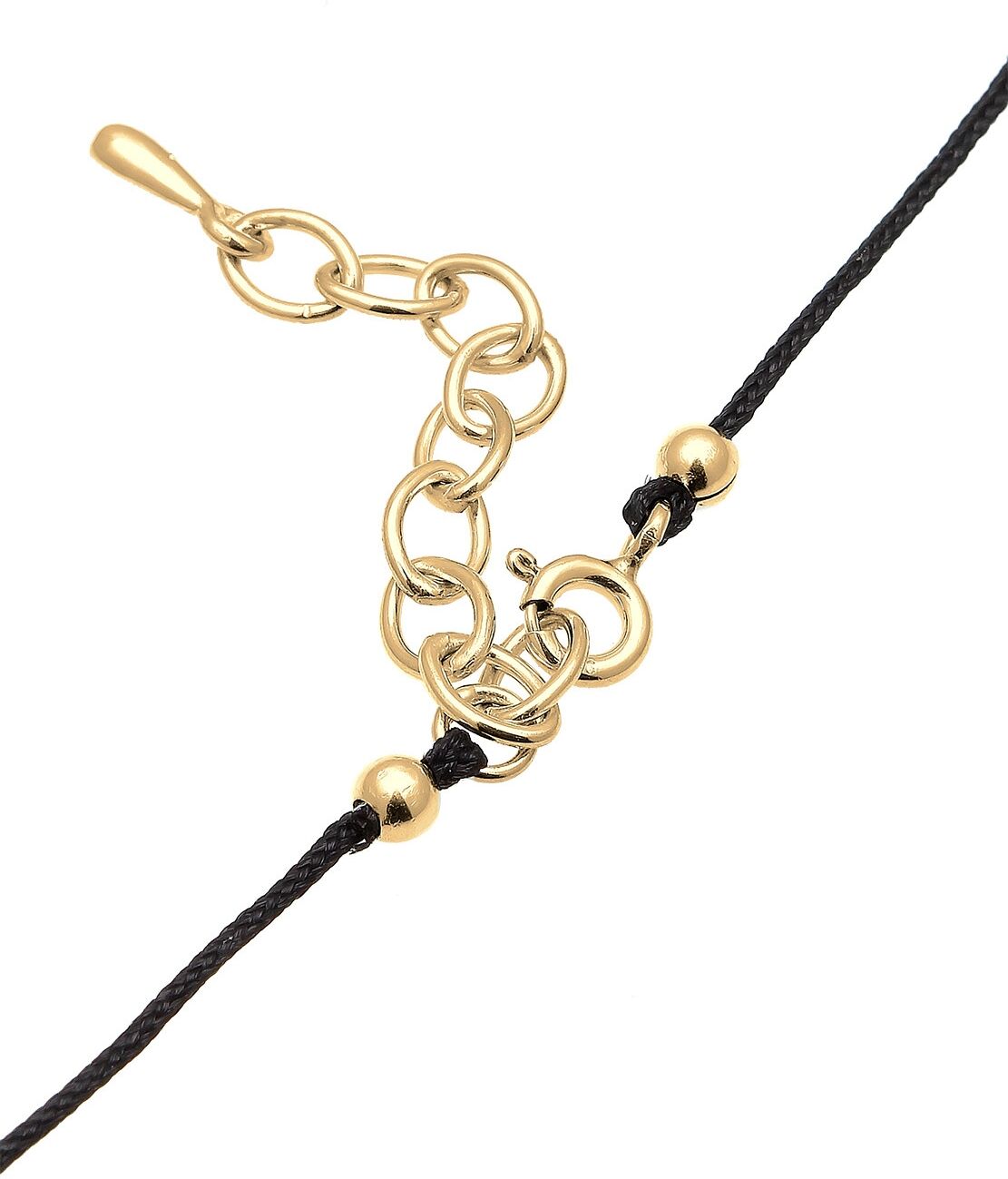 Choker ELLI "Halskette Choker Halbmond Kristalle Silber" Gr. 36, gold, Halsketten, Damen, mit Steinen, Silber 925 (Sterlingsilber), Choker