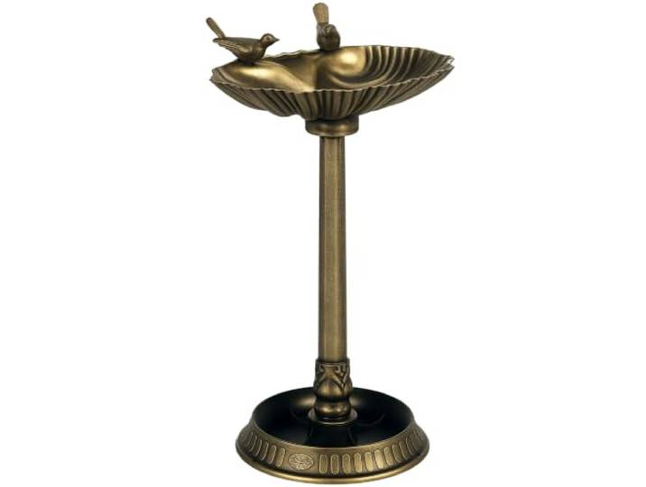 Outsunny Vogeltränke Stehend für Wildvögel 49,5 x 38 x 81 cm Bronze