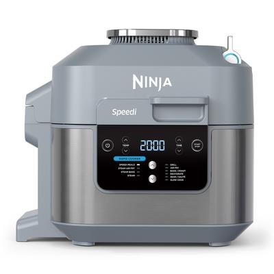 Ninja ON400EU Speedi Grau Heißluftfritteuse - 5.7 Liter, 1760 Watt, 10 Programme