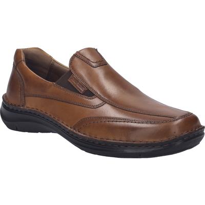 Slipper JOSEF SEIBEL "New Anvers 67, cognac", Herren, Gr. 47, braun (cognac), Schuhe Slipper