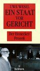 Uwe Wesel - Ein Staat vor Gericht - Der Honecker-Prozeß - Preis vom 09.10.2026 07:28:09 h