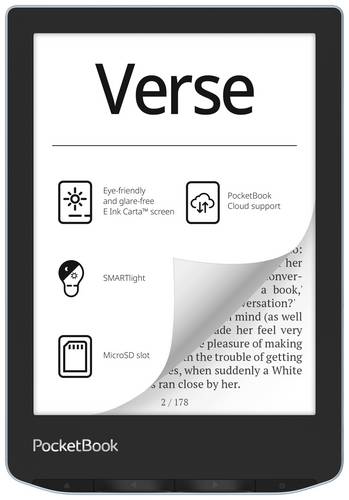 PocketBook Verse eBook-Reader 15.2 cm (6 Zoll) Hellblau