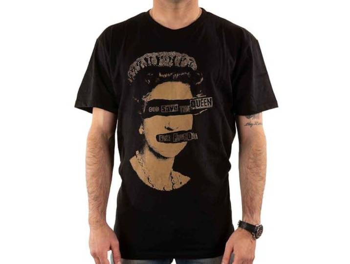 The Sex Pistols T-shirt God Save The Queen Diamant, uniseks, zwart, Zwart, XL