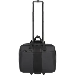 Dermata Business Laptop Trolley Canvas 3497CV Zwart, Koffer, Schwarz