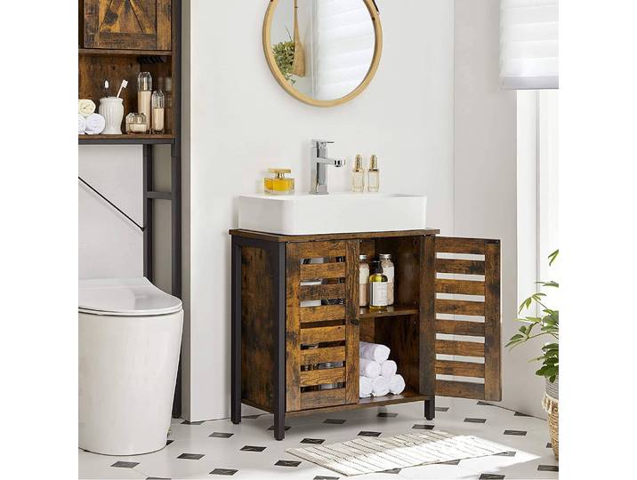 Meuble sous lavabo III 60 x 60 x 30cm Marron
