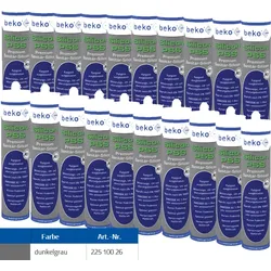 Beko 20x Premium Sanitär Silicon 310ml - PSS Silicon Premium - dunkelgrau