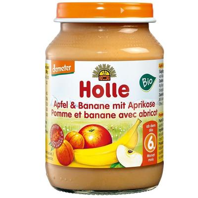 Holle Apfel & Banane mit Aprikose 10x 10x190 g Brei