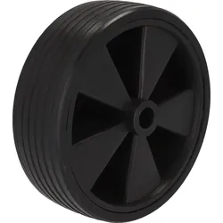 Moog Trailerparts Vollgummirad mit Kunststofffelge für Stützrad