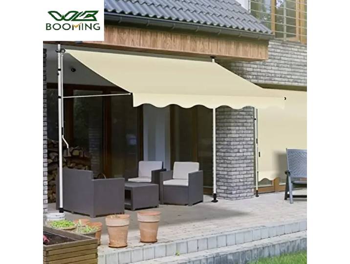 Parasol de terrasse pliable et rétractable, protection contre la pluie et le soleil, auvent latéral, auvent de porte extérieure