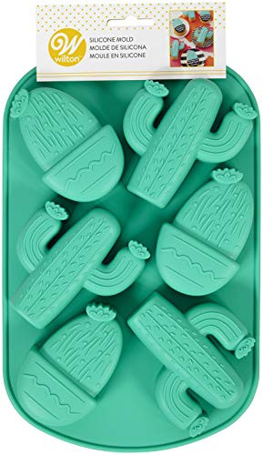 Wilton Siliconen Mal Cactus en Woestijn voor Mini Cakes, Muffins en Koekjes