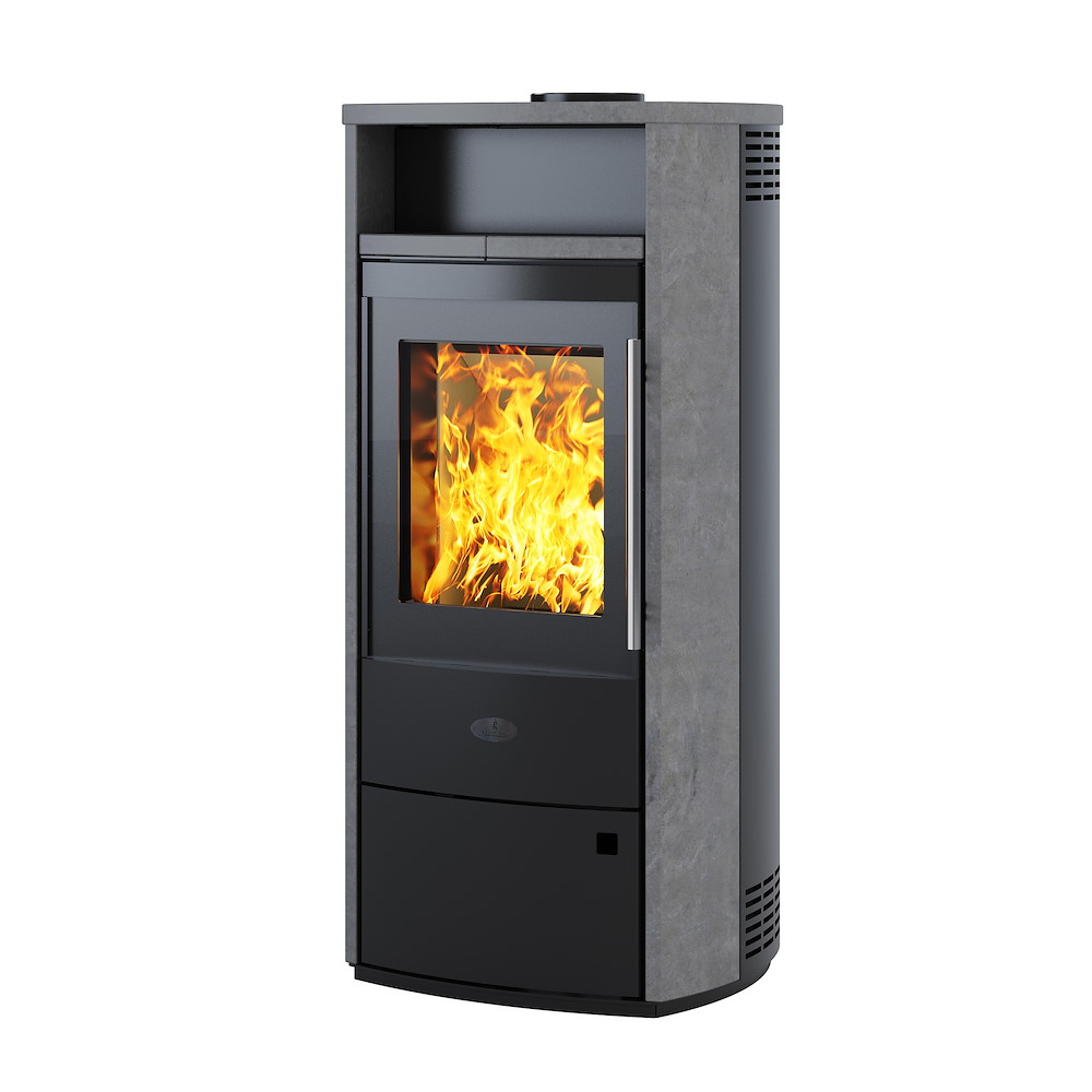 KLEININGGMB Kaminofen Dublin, 6 kW, Natur- steinverkleid., H127xB59xT44cm 16947823