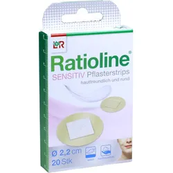 Ratioline Sensitive Pflasterstrips Rund 20 ST