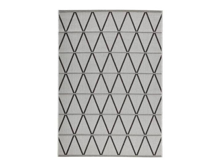 Novel Outdoorteppich, Grau, Schwarz, Textil, Raute, rechteckig, 120x170 cm, In verschiedenen Grössen erhältlich, Teppiche & Böden, Teppich, Outdoorteppich
