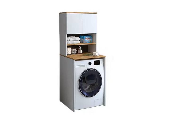 Divit Regal Waschmaschinenschrank # WS1 Waschmaschinen Tower mit Türen in Wei