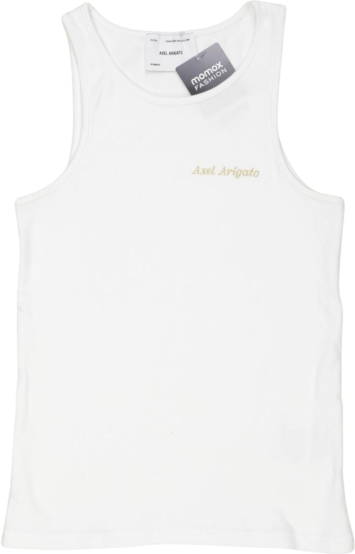 Axel Arigato Damen Top, Weiß, Gr. L, Baumwolle / Elasthan - Second Hand