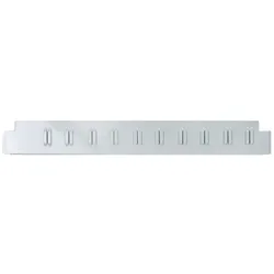 PROREGAL Schlitzwand für Werkstattwagen | HxB 10x34,8cm | Lichtgrau