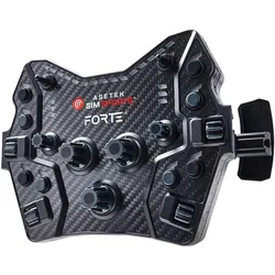 Asetek SimSports Forte GT Button Box - Black Edition (PC), Gaming Controller, Schwarz, Grau