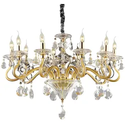 Ideal Lux Kronleuchter NEGRESCO SP10, 10-flammig, E14, transparent IDEA-087771