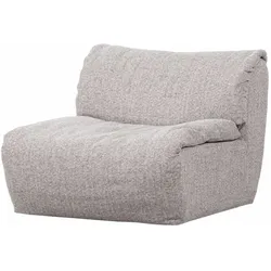 Sessel Baggy aus Melange-Stoff, moderner Komfort, Natur Beige, weich gepolstert, ideal für drinnen