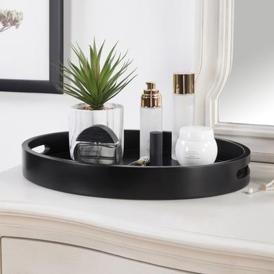 Convenience Concepts Palm Beach Oval Decorative Serving Tray
