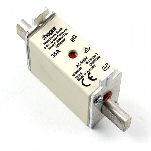 Hager LNH0035M NH-zekering 35A 3 stuks