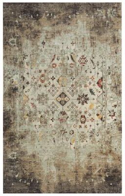 Alora Decor Infinity Collection Brown Abstract Rug
