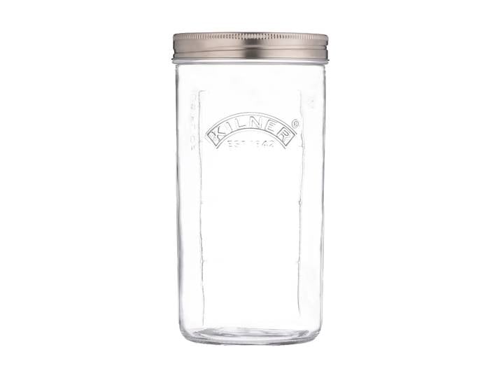 Kilner Set de fermentation Kilner Transparent-acier inoxydable, 1 L