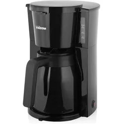 Tristar Kaffeemaschine Schwarz Fassungsvermögen Tassen=10 Isolierkanne, Warmha, Filterkaffeemaschine, Schwarz