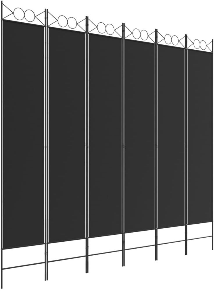 Marlow Home Co. Casida Folding Room Divider Black 240 x 220 cm