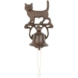 TÜRGLOCKE Gusseisen Katze