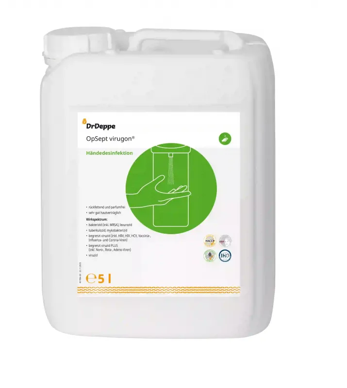 Dr.Deppe OpSept virugon® viruzides alkoholisches Händedesinfektionsmittel 5 Liter Nachfüllkanister 601509