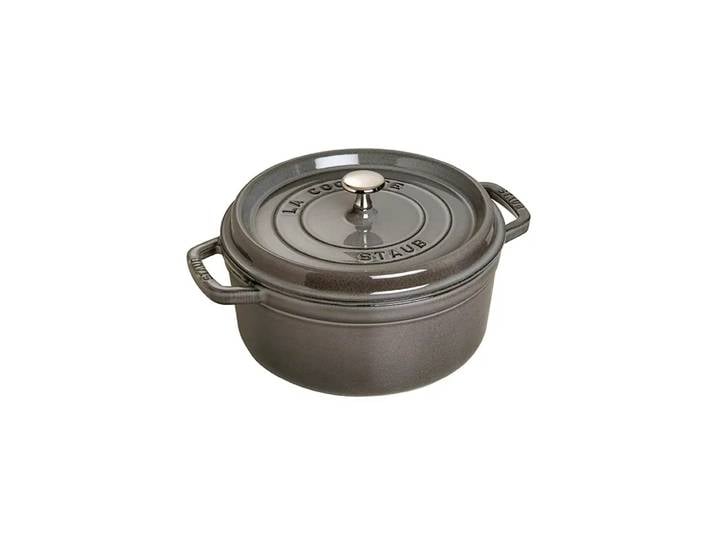 STAUB Cocotte en fonte ronde Staub 3,8 l gris