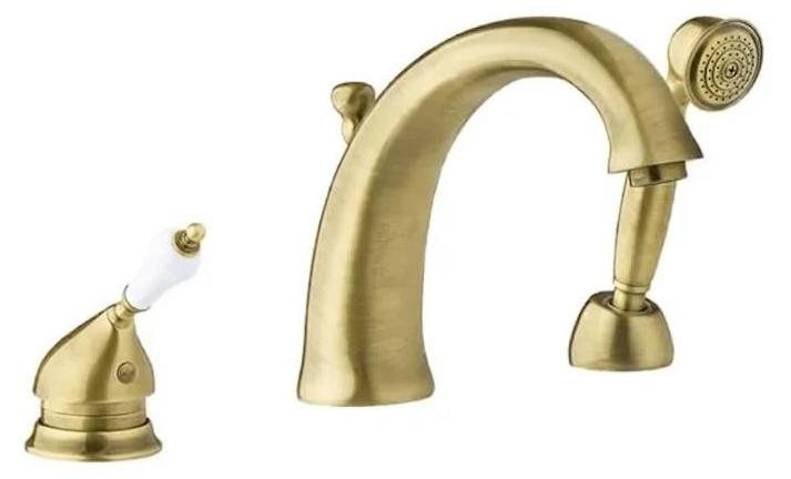 Badewannenarmaturen 3-Loch Bronze Retro