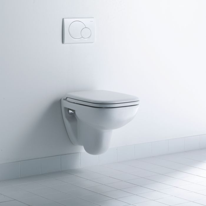 Duravit D-Code Wand Tiefspül WC  2211092000 weiß, HygieneGlaze, Compact