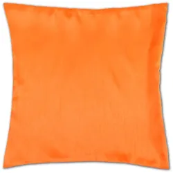 Bestlivings Kissenhüllen 50x50 Alessia orange - möhre ohne Füllung