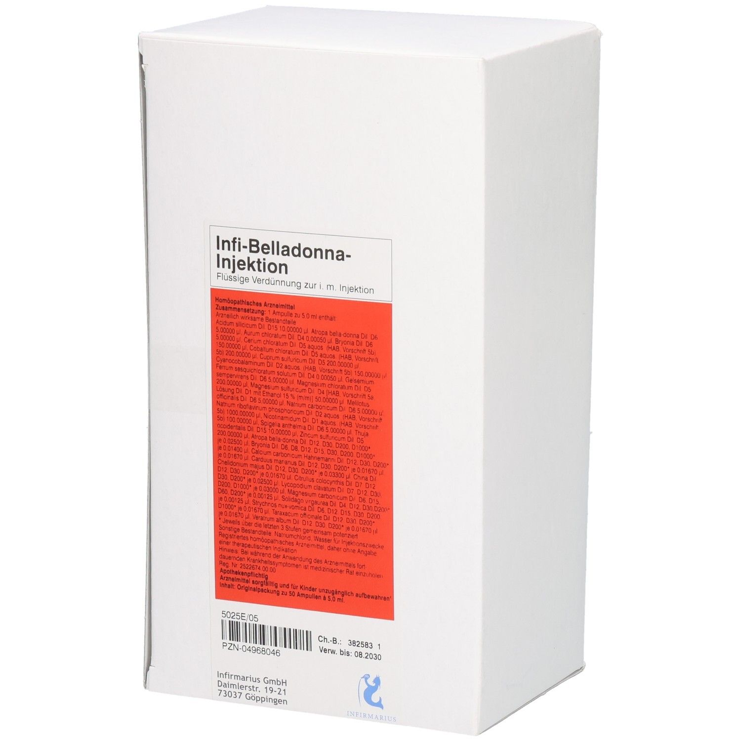 Infi Belladonna Injektion 50x5 ml Injektionslösung