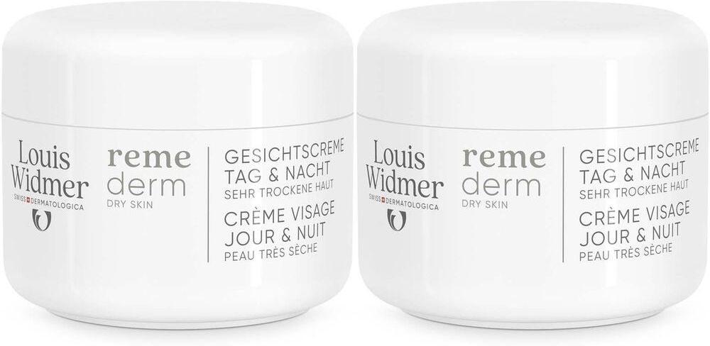 Louis Widmer Widmer Remederm dry Skin Gesichtscr.Tag&Nacht o.P. 2x 2x50 ml Creme
