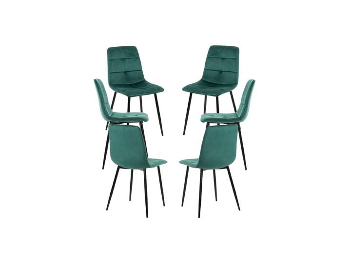 Set 6 Stühle Daris Samt - Vert