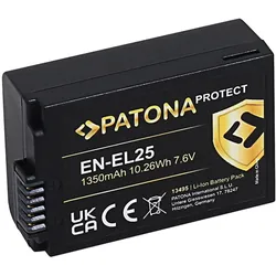 Patona Protect EN-EL25 (Kamera Akku), Kamera Stromversorgung, Schwarz