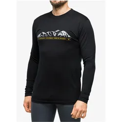 Herren, Funktionsshirt, Sensor Merino Active L/S Shirt schwarz XL (XL), Schwarz, XL